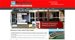 Desktop Screenshot of normmartinrealestate.com.au